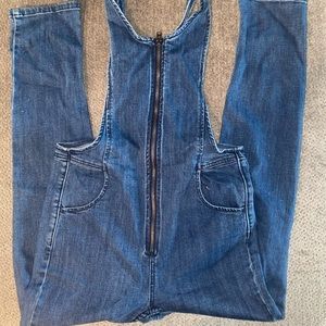 Free People Jean Overalls